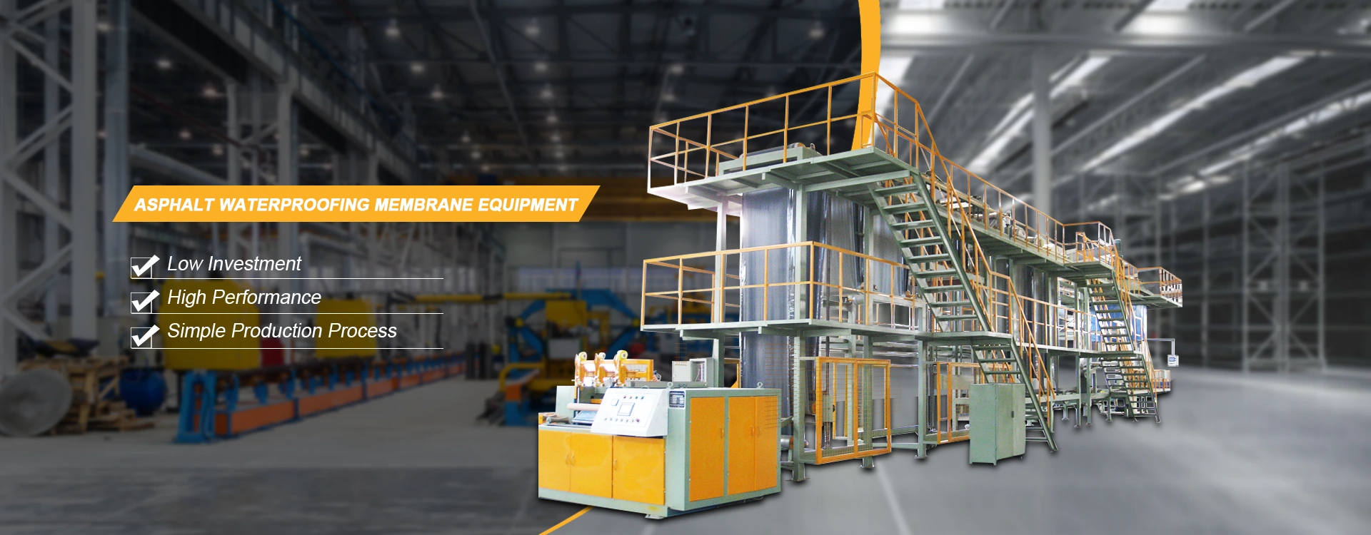 China Asphalt -Wasserdichtungsmembrangeräte Hersteller