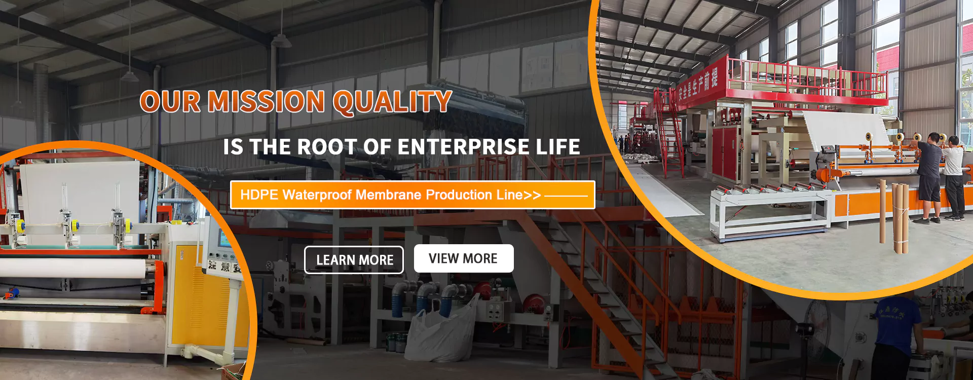 Produktionslinie für wasserdichte Polymermembranen in China